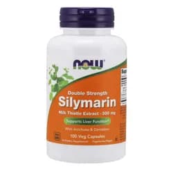 NOW Double Strength Silymarin milk thistle extract (extrakt z ostropestřce s artyčokem a pampeliškou), 300 mg, 100 rostlinných kapslí