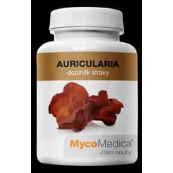 MycoMedica Auricularia, extrakt v optimální koncentraci, 90 rostlinných kapslí