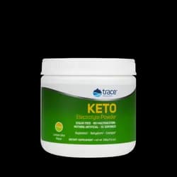 Trace Minerals Keto Electrolyte Powder, Keto elektrolyty v prášku, citrón a limetka, 330 g