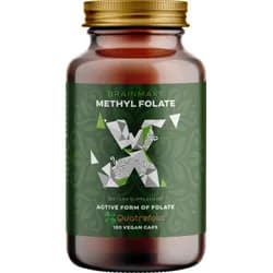 BrainMax Methyl Folate®, Kyselina listová v aktivní formě, 400 mcg, 100 rostlinných kapslí