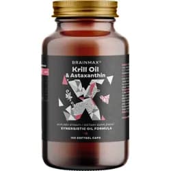 BrainMax Krill Oil s astaxanthinem, 500 mg, 100 softgel kapslí