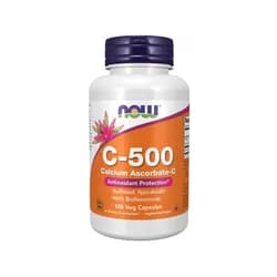 NOW Buffered Vitamin C-500, PH neutrální Vitamín C,  100 kapslí