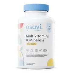Osavi Multivitamins & Minerals, Multivitamín s minerály, 120 kapslí