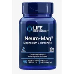 Life Extension Neuro-Mag® Magnesium L-Threonate (magnesium L-treonát), 90 rostlinných kapslí