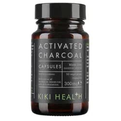KIKI Health Activated Charcoal (aktivní uhlí) 300 mg, 50 rostlinných kapslí