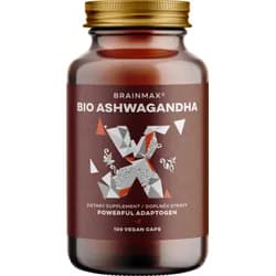 BrainMax Organic Ashwagandha (ašvaganda), 560 mg, 100 rostlinných kapslí