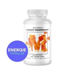 BrainMax Energy Magnesium®, Hořčík Malát 1000 mg, 200 rostlinných kapslí