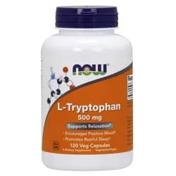 NOW L-Tryptofan 500 mg, 120 rostlinných kapslí