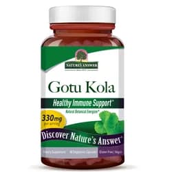 Nature's Answer Gotu Kola, extrakt, 330 mg, 60 kapslí