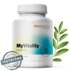 MycoMedica MyVitality, podpora vitality, 90 rostlinných kapslí