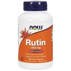 NOW Rutin, 450 mg, 100 rostlinných kapslí