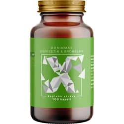 BrainMax Quercetin & Bromelain, Kvercetin a Bromelain, 100 rostlinných kapslí