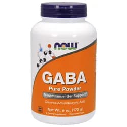 NOW GABA (kyselina gama-aminomáselná) čistý prášek, 170 g