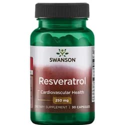 Swanson Trans-Resveratrol 250 mg, 30 kapslí