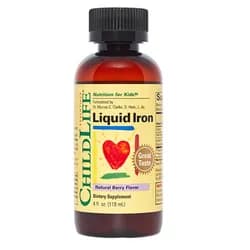 ChildLife Essentials Liquid Iron, železo, lesní plody, 118 ml