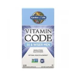 Vitamin Code Men 50, multivitamín pro muže po padesátce, 120 kapslí